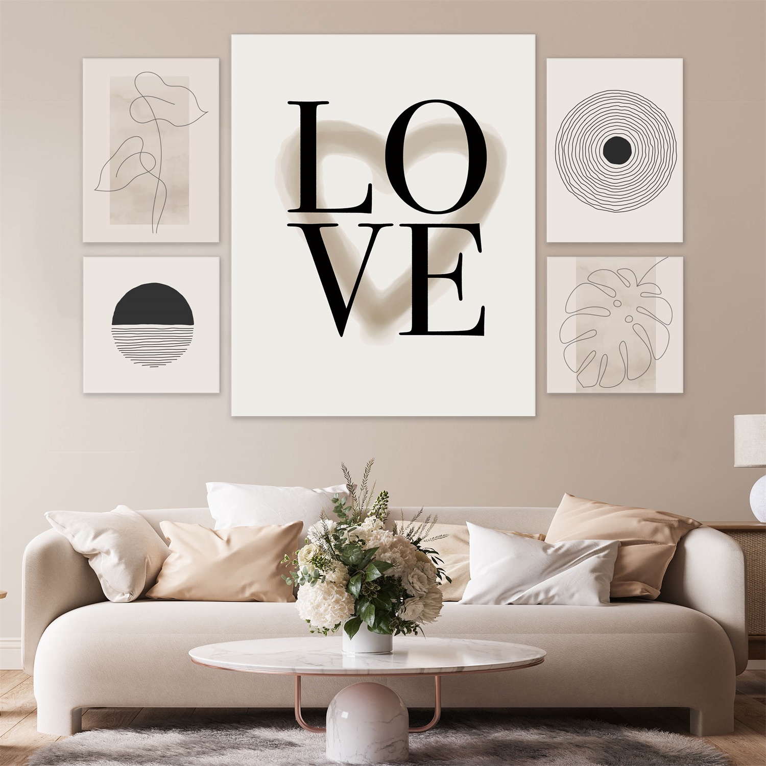 5-Piece Oil Painting Decorative Wall Art Set