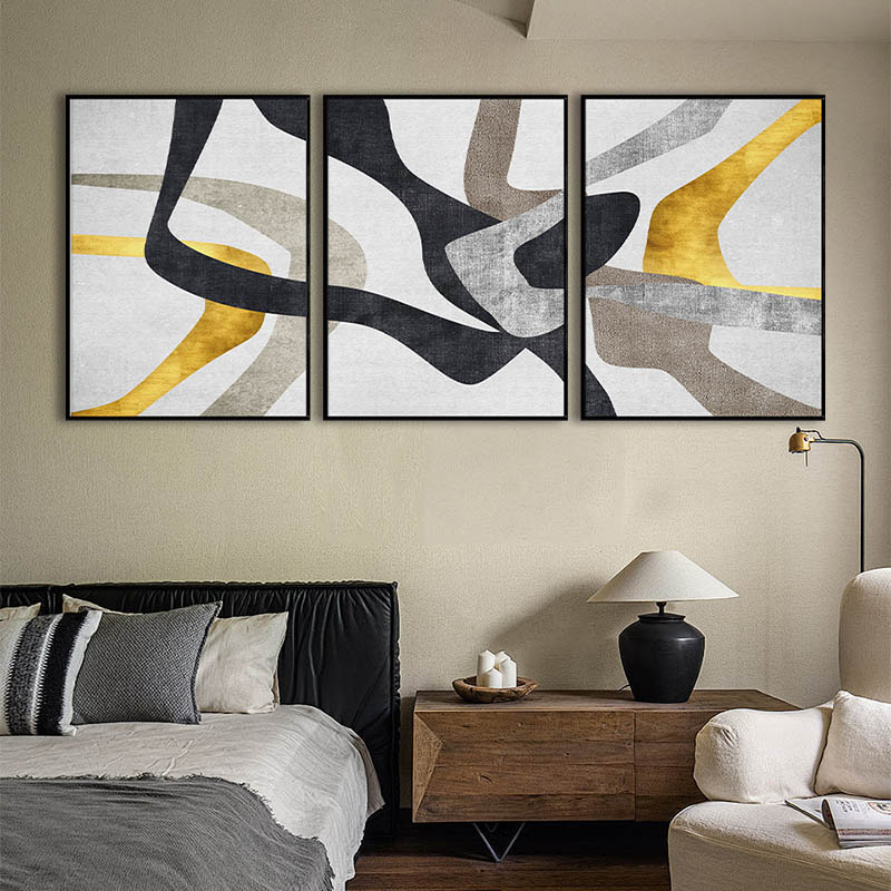 Modern Abstract Living Room Framed Wall Art