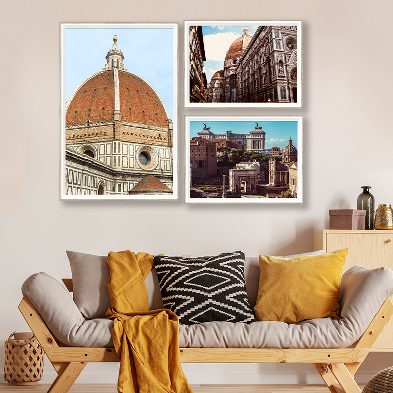 Double Color Framed Wall Art Decoration