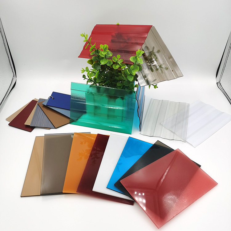 SINHAI Embossed Corrugated Polycarbonate Sheet