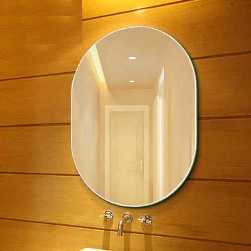 Frameless Beveled Tempered Glass Bathroom Shower Mirror