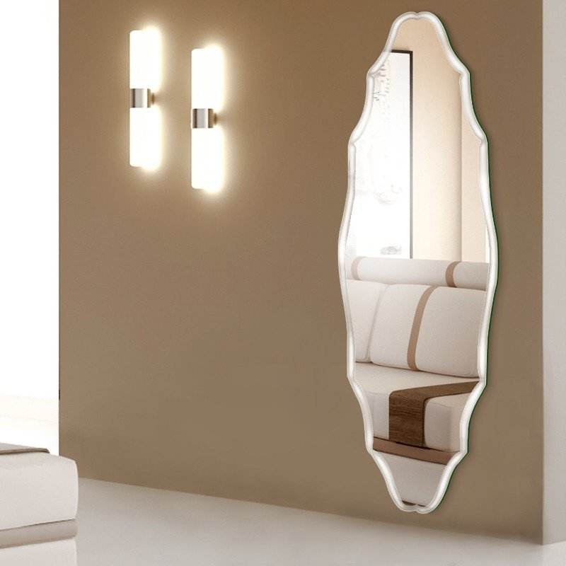 Backlit Frameless Oval Bathroom Mirror