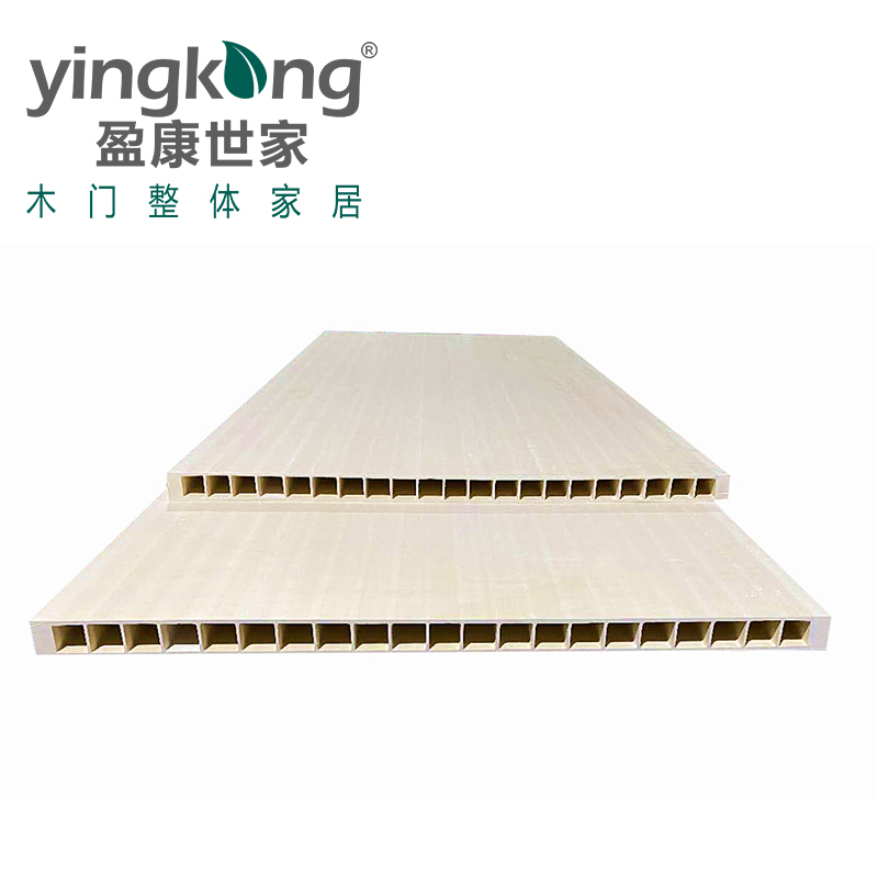 Waterproof WPC Hollow Door with PVC Film Coating