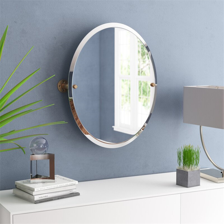 Frameless Decorative Mirror with Aluminum Frame