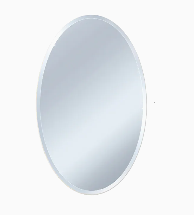 Beveled Oval Mirror