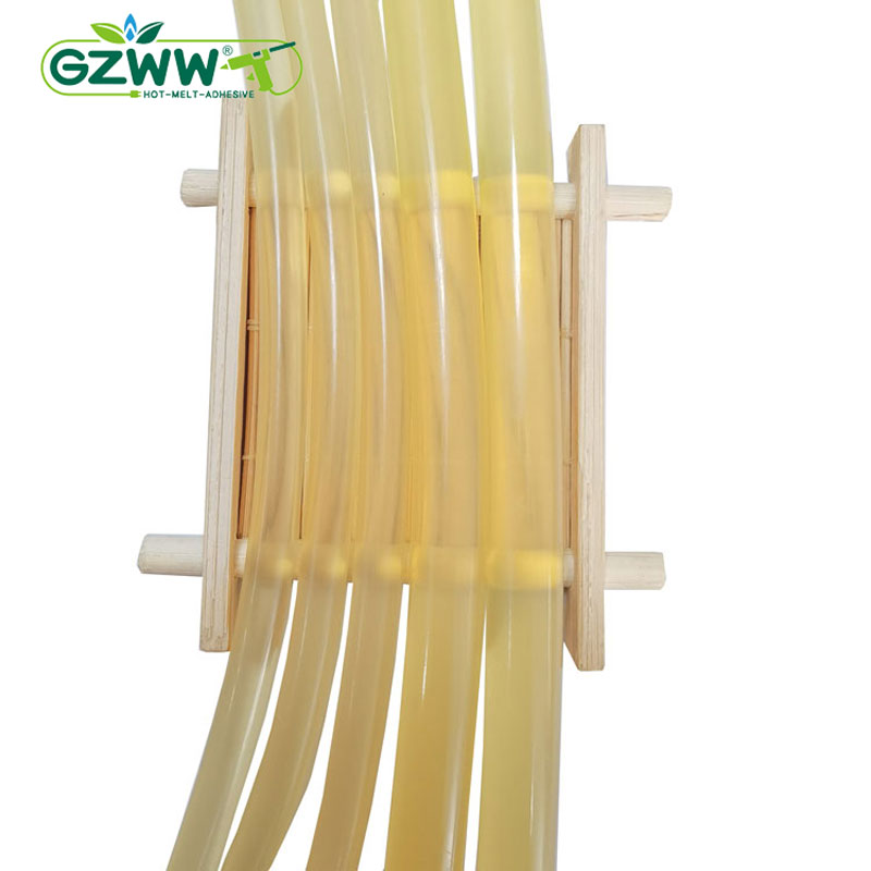 Yellow Translucent Manual Hot Melt Glue Stick