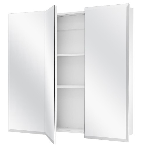 Frameless Beveled Mirror Medicine Cabinet