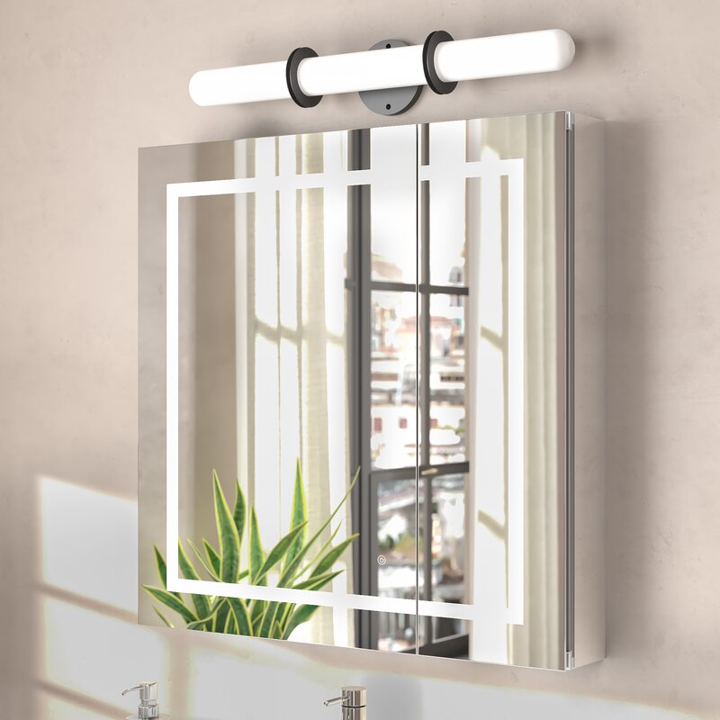 Illuminated LED Bathroom Medicine Mirror Cabinet