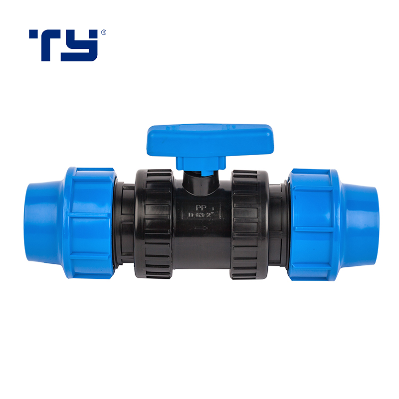 PP Compression Fittings and Union Valves