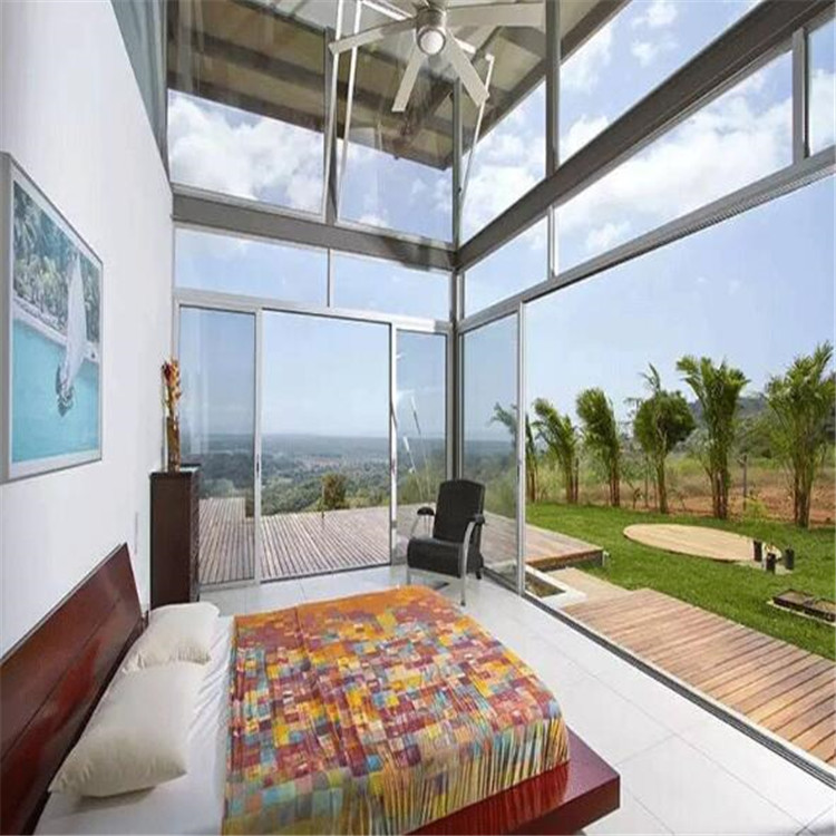 Aluminum Fixed Window 70 with Dual Pane Tempered Glass