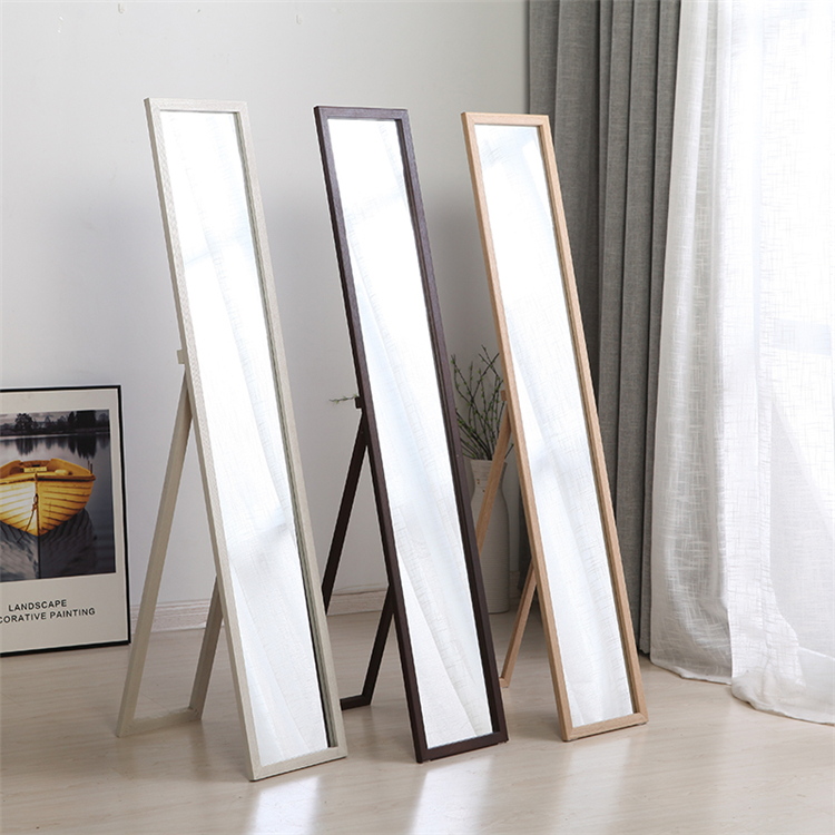 Modern Minimalist MDF Bedroom Mirror with Multicolor Decor