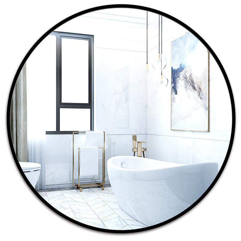3mm Aluminum Alloy Round Wall Mirror