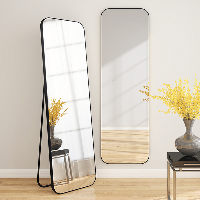 Explosion-Proof Metal Frame Full-Length Wall Mirror