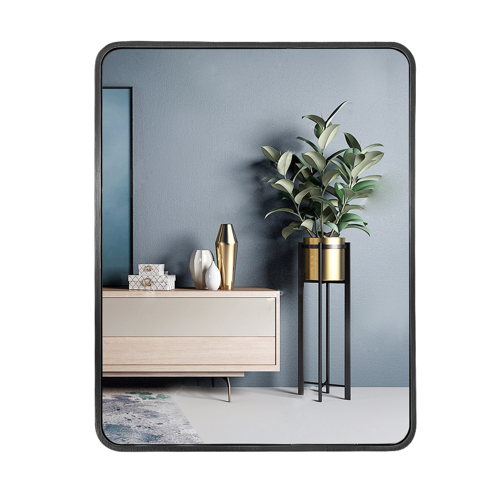 Decorative Aluminum Frame Bathroom Wall Mirror