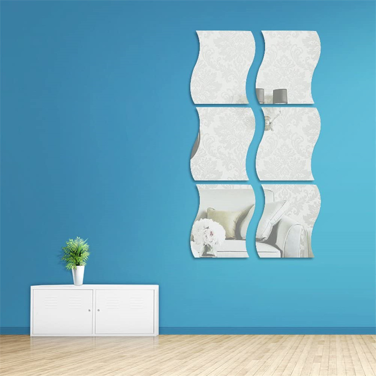 S-Shape Creative Combination Wall Mirror