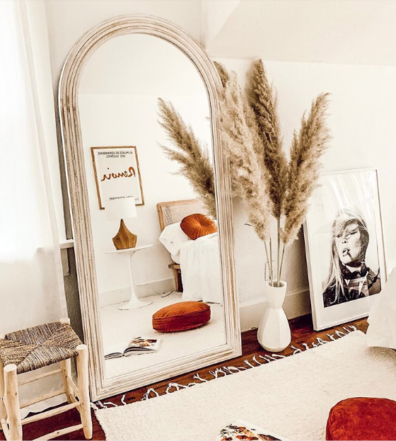 French Retro Full Body Wall Mirror