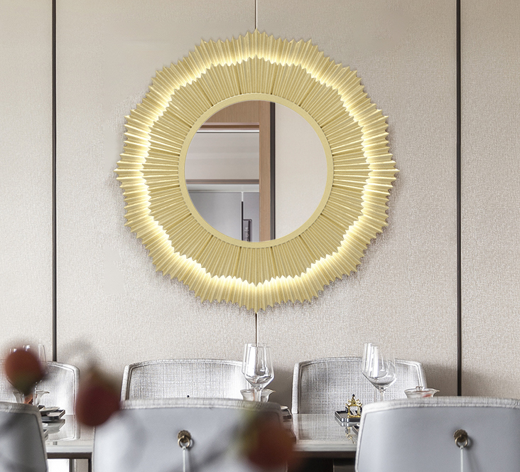 Light Luxury Decorative Wall Mirror