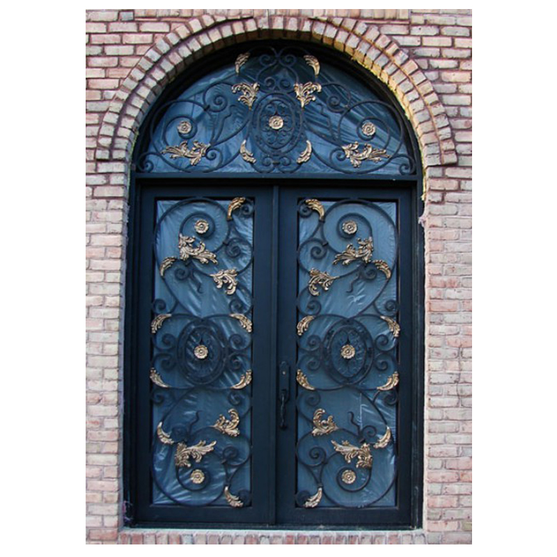 Luxury Design Wrought Iron Main Door