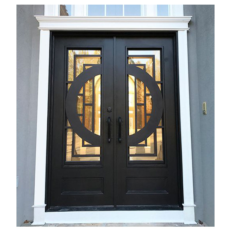Wrought Iron Double Entrance Security Door