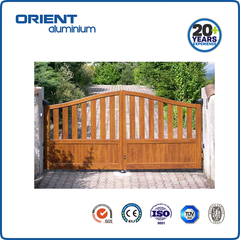 Modern Design Aluminum Automatic Driveway Gate
