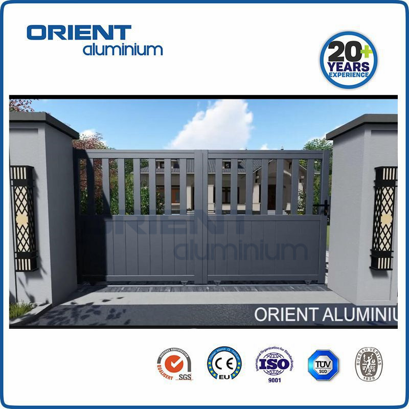 Modern Aluminium Sliding Driveway Gate