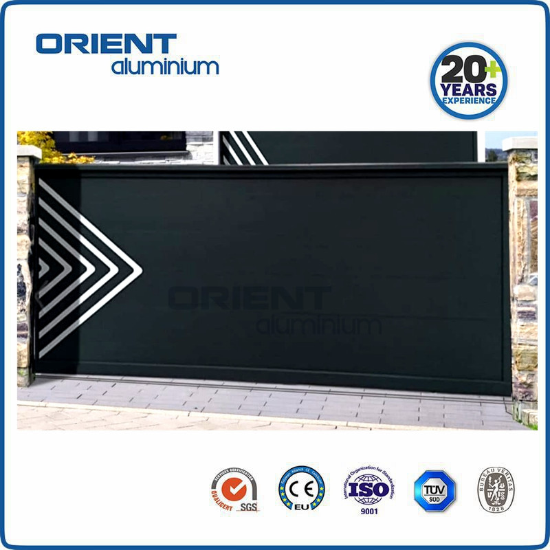 Modern Aluminum Sliding Entrance Gate