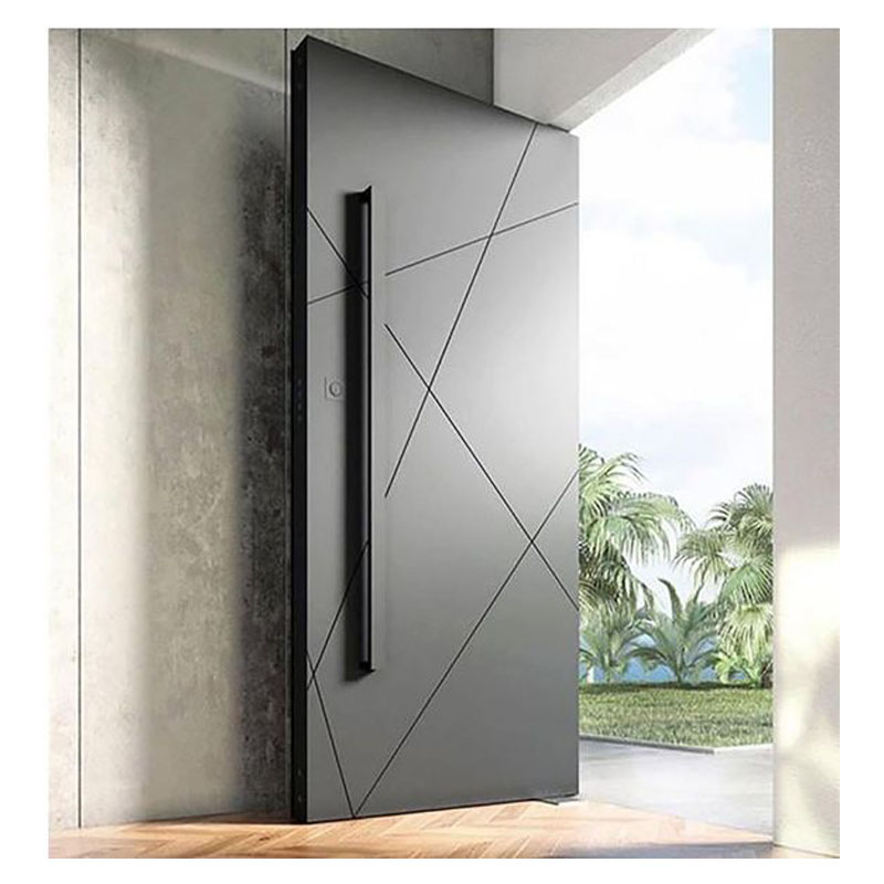 Modern Design Security Iron Pivot Front Door