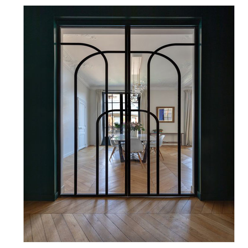 Pivot Metal Iron Entry Doors for House Exterior