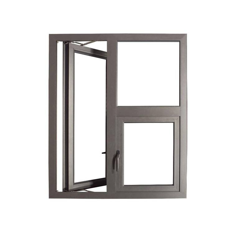 Thermal Break Aluminium Casement Windows Double Glazing