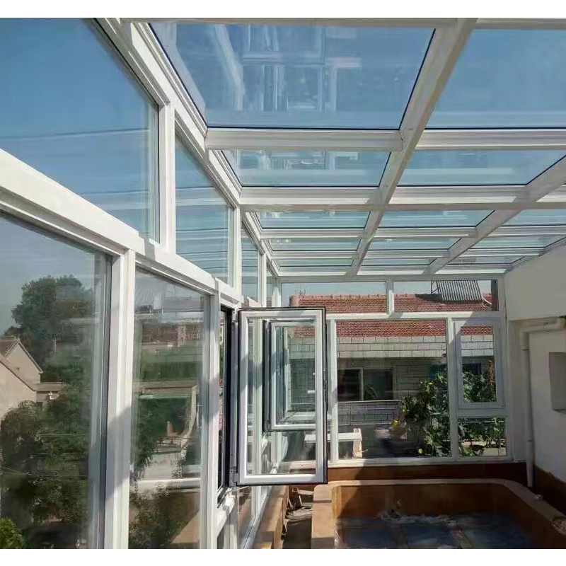 Low E Double Tempered Glass Thermal Break Aluminium Casement Windows