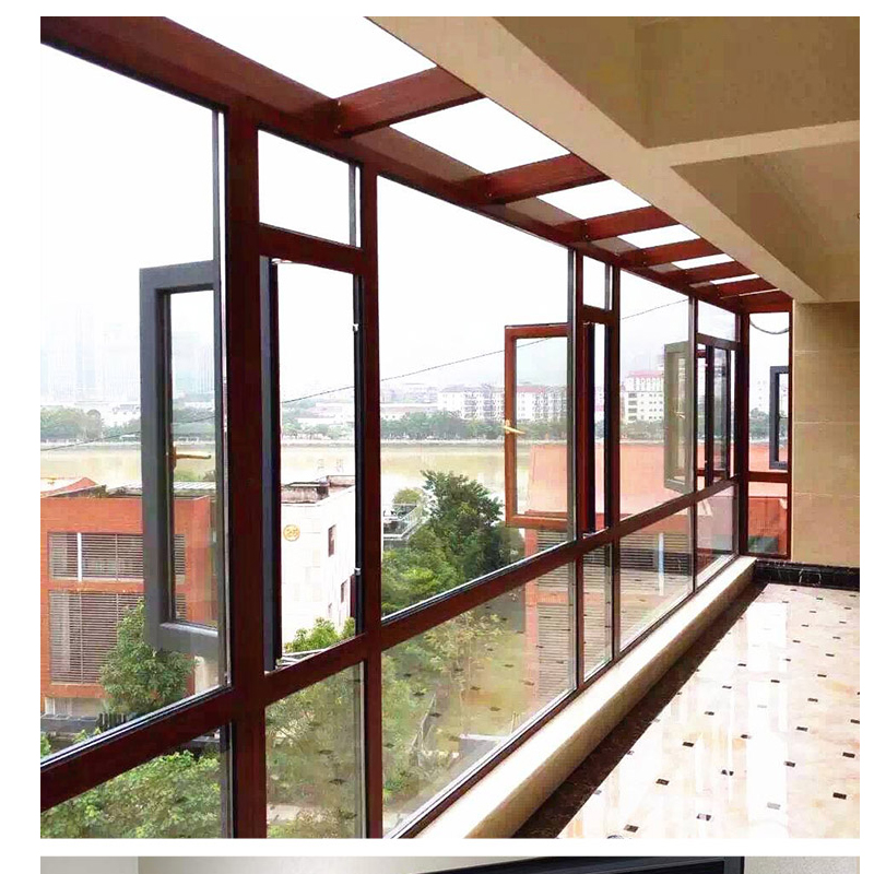 Security Aluminium Casement Glass Window
