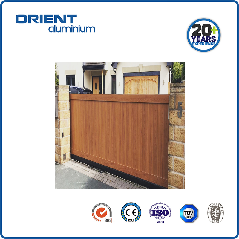 Electric Lock Aluminum Automatic Swing Driveway Gate Motor