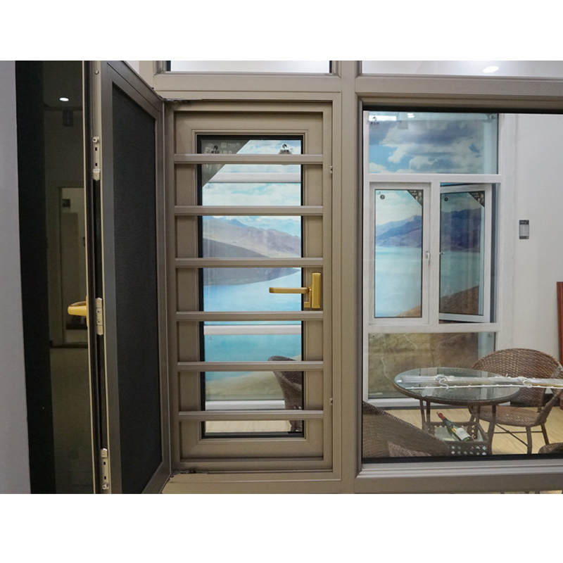 Aluminum Casement Windows with Thermal Break Profile