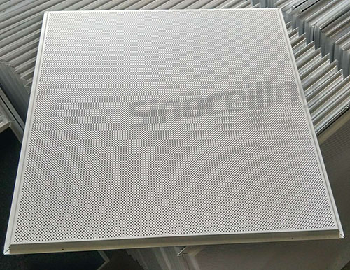 595x575mm Perforated Metal Ceiling Tile
