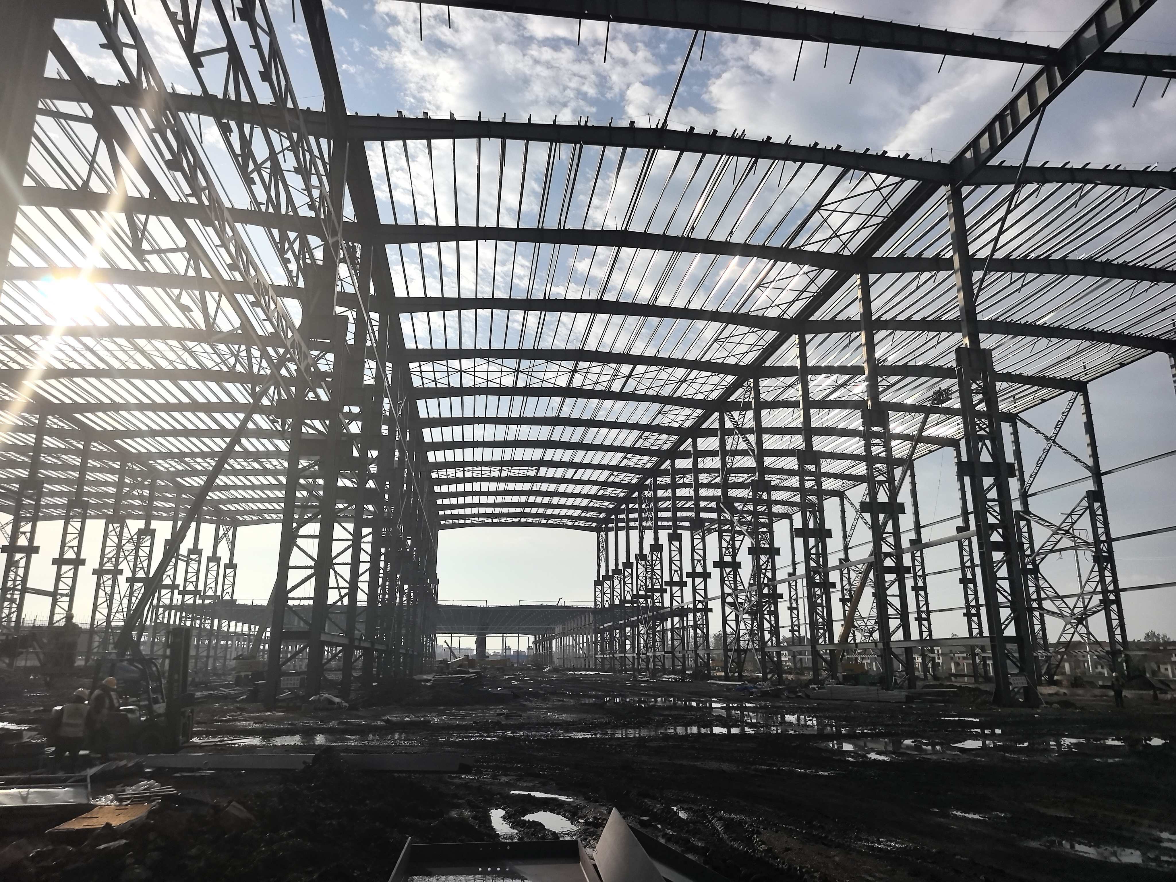 High-Strength Steel Truss Structural Components
