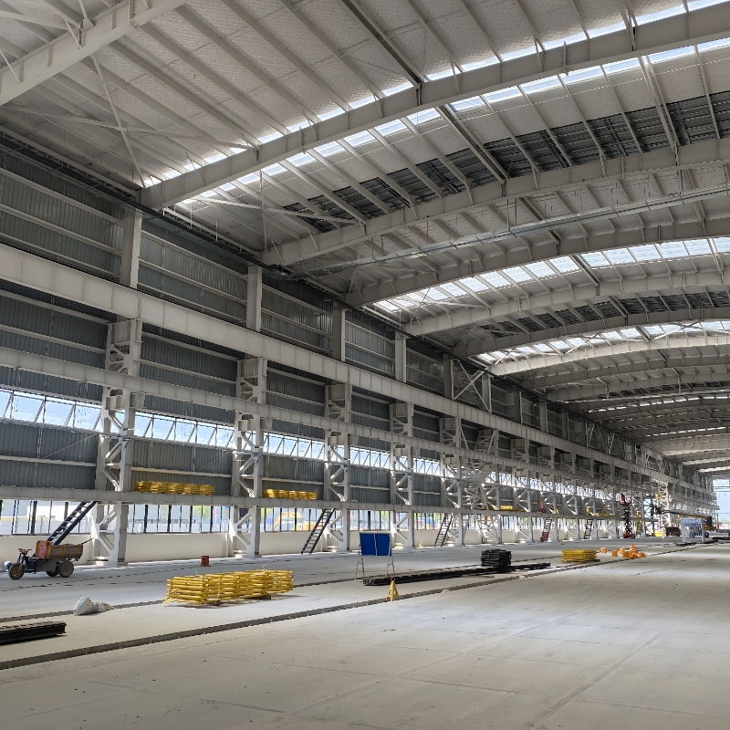 High-Strength Large-Span Steel Space Frame Structure