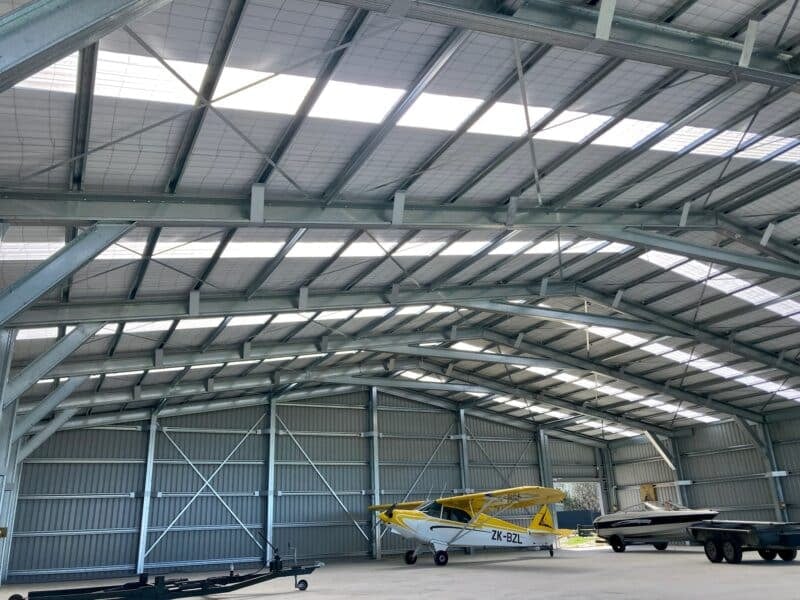 Large-Span Lightweight Steel Space Frame Roof Structure
