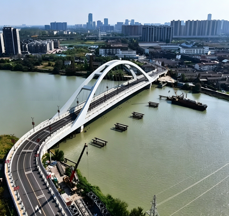 Pedestrian Steel Structure Overpass Bridge