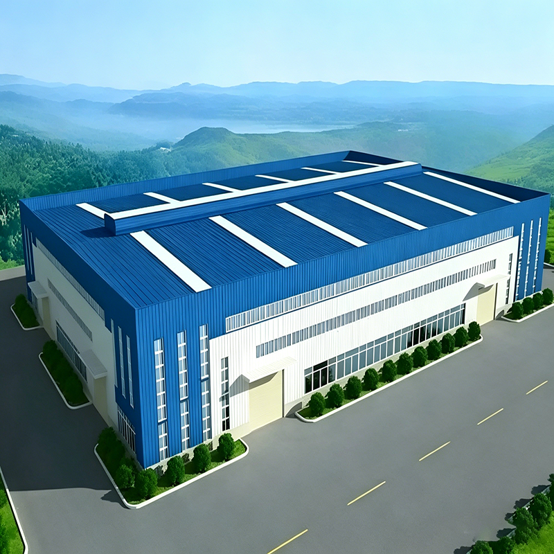Portal-Frame Steel Structure Prefabricated Industrial Building