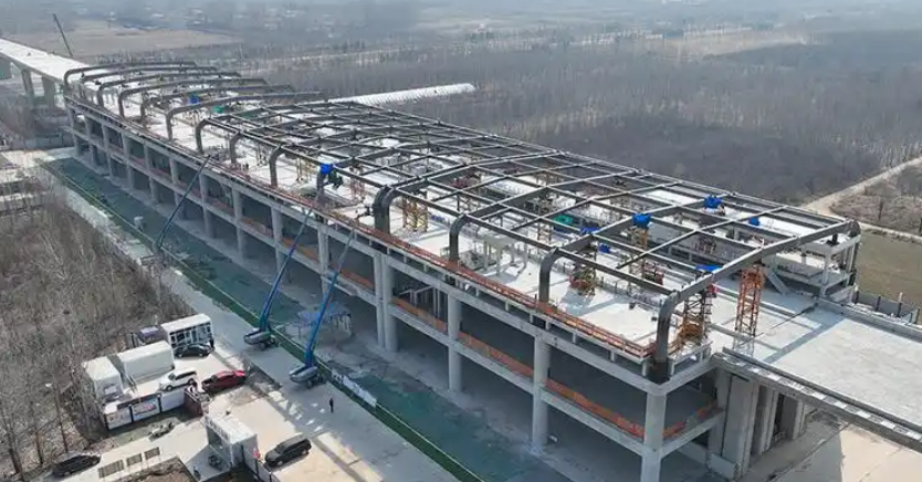Framed Steel Structure Station and Transportation Hub