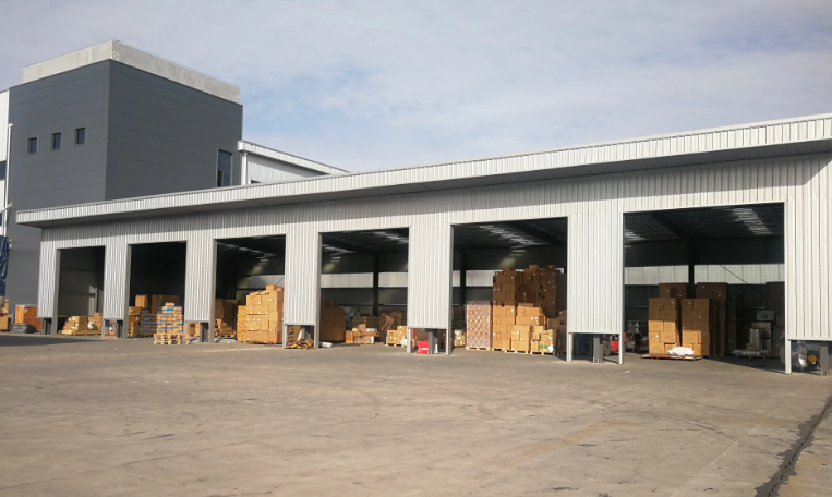 Large-Span Steel Framework Structure for Logistics Warehouses
