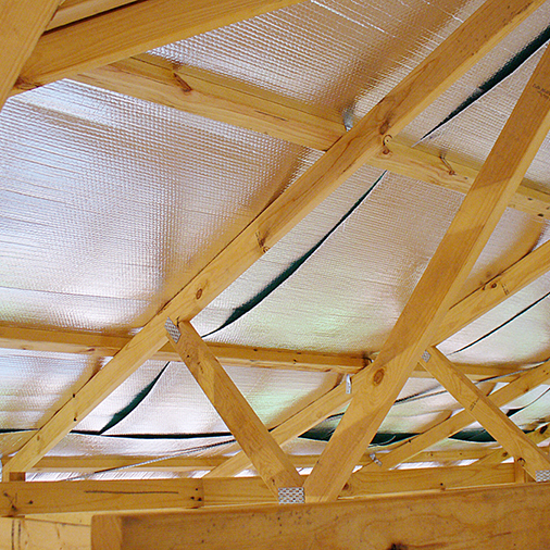 Fire Retardant Reflective Double-Sided Aluminum Foil Bubble Insulation