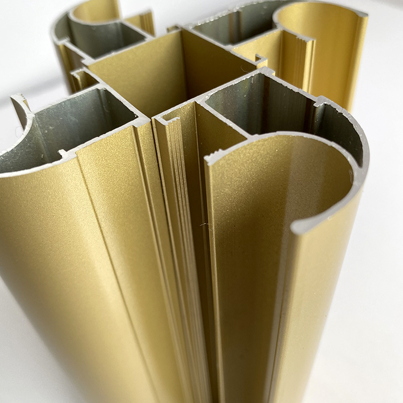 Aluminum Golden Anodized Profile