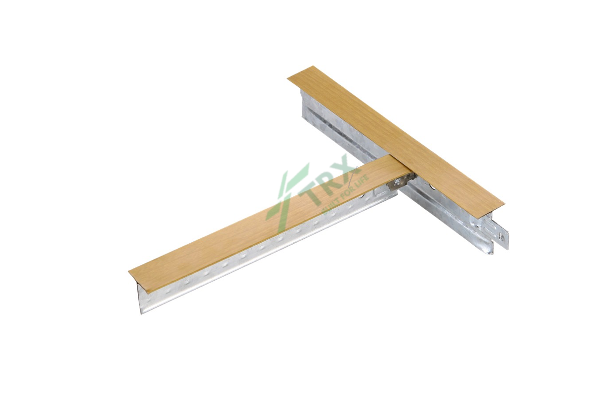 Flat White T-Bar Ceiling Light