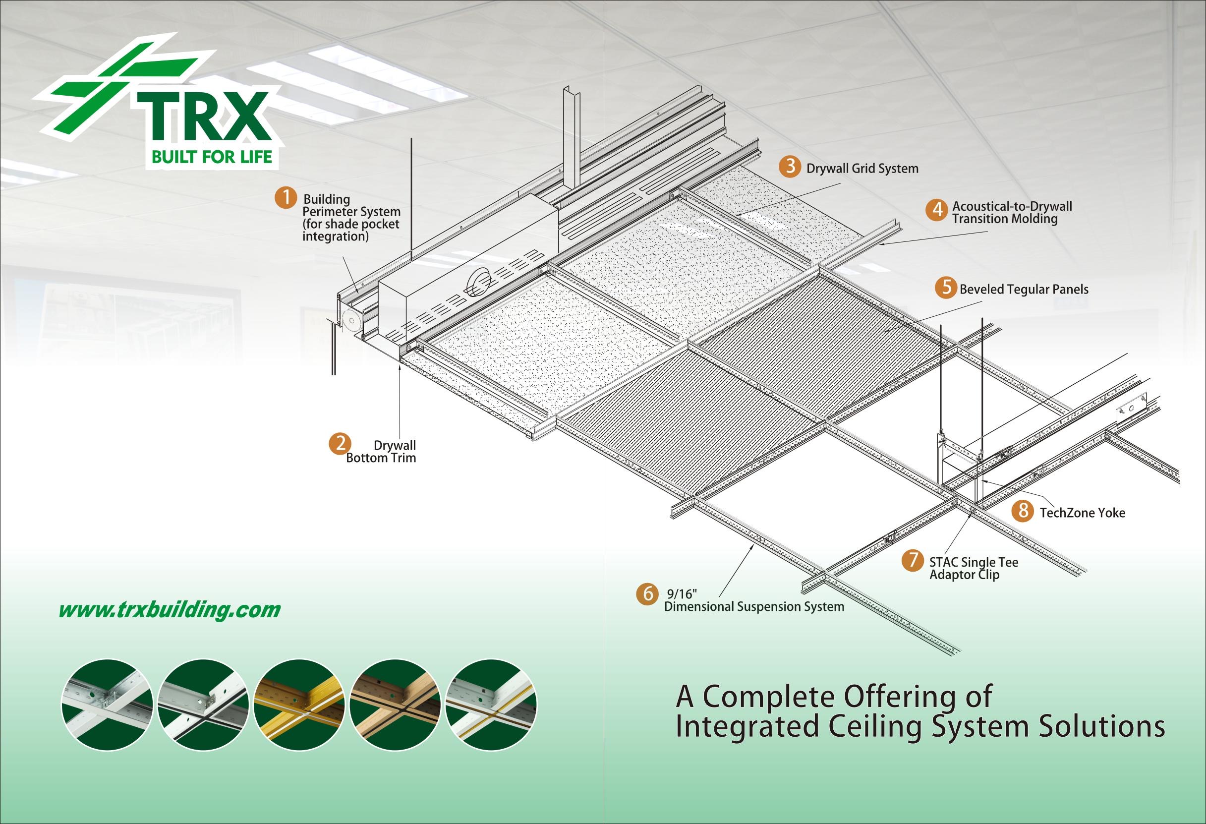 Flat Groove T Bar Ceiling