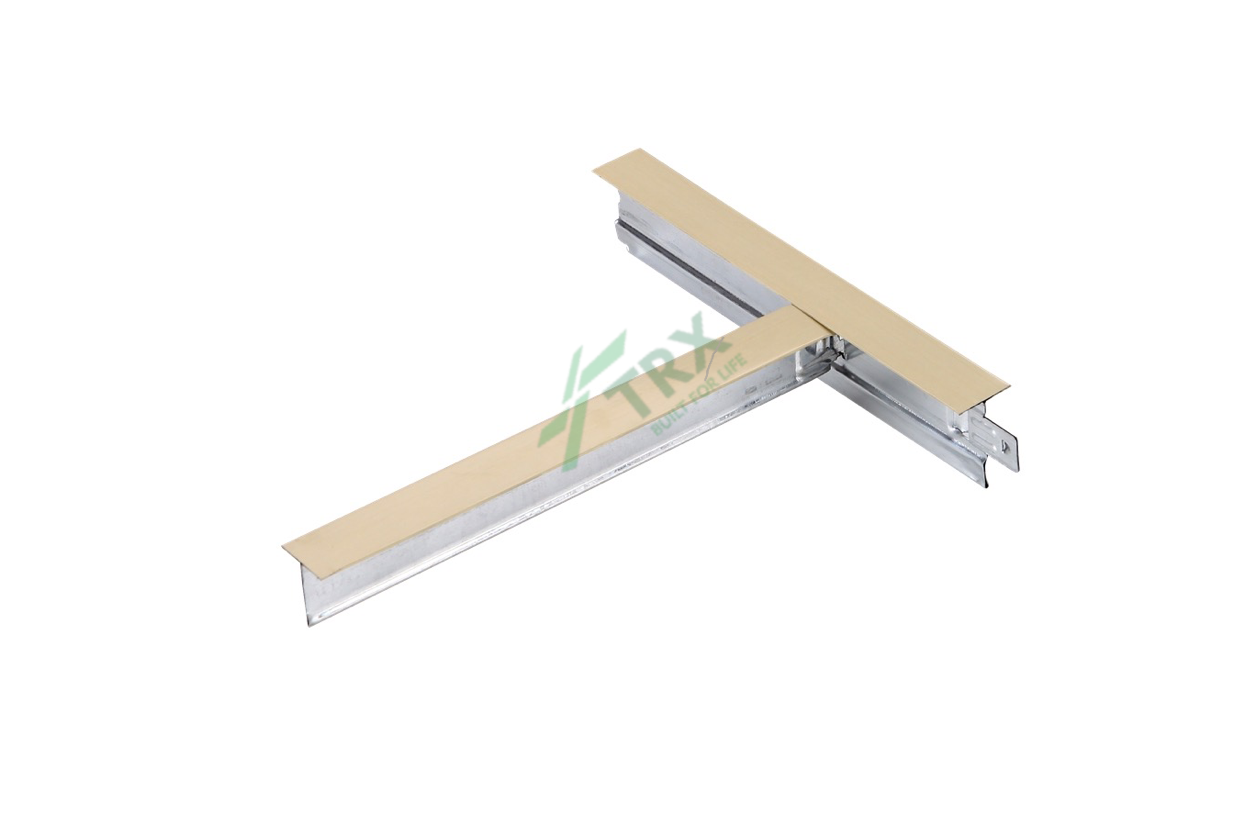 White Flat T-Bar Ceiling Grid System