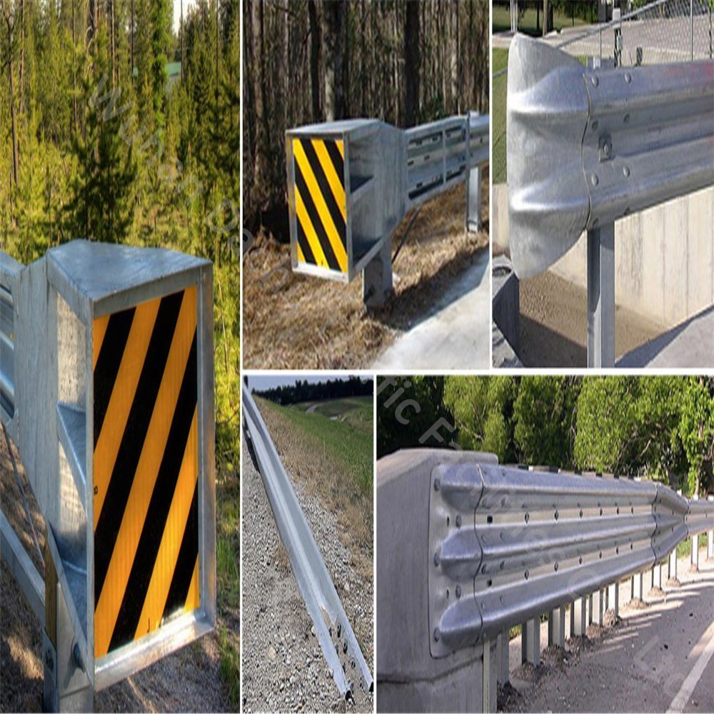 Highway Corrugated Beam Guardrail End Terminal