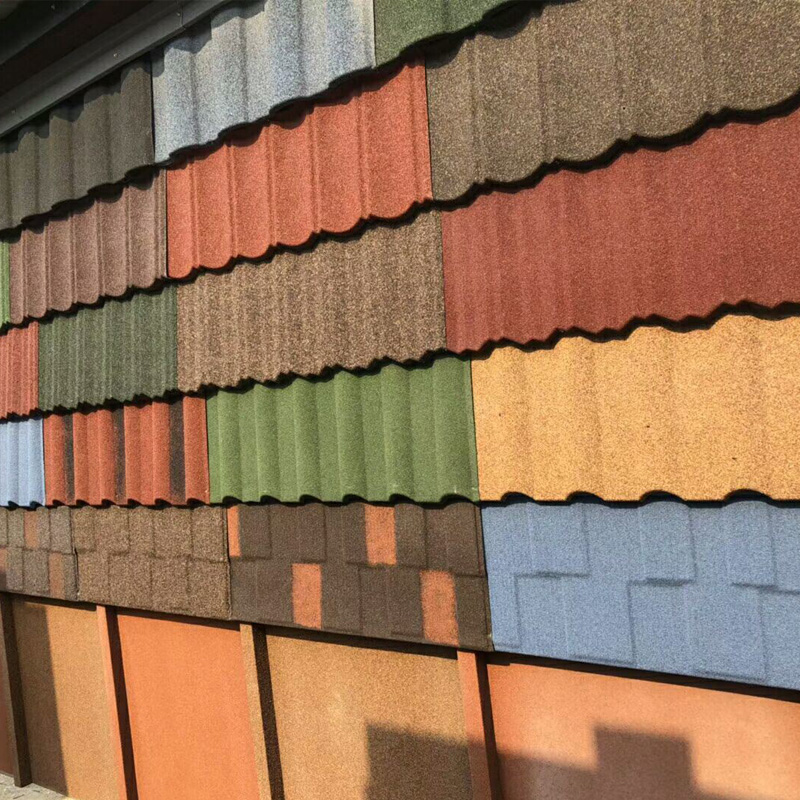 Classical Roman Shingle Stone Metal Coated Roof Tile