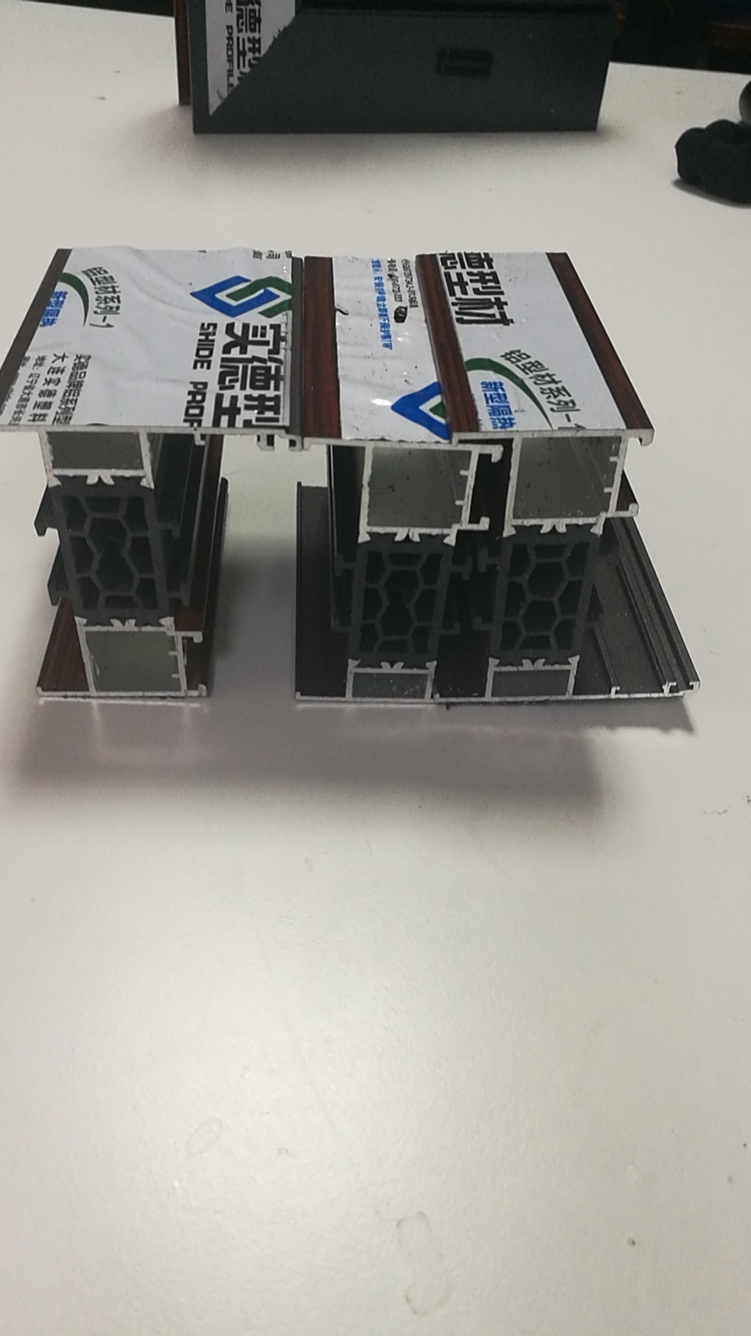 Aluminum-PVC-Aluminum Composite Profile