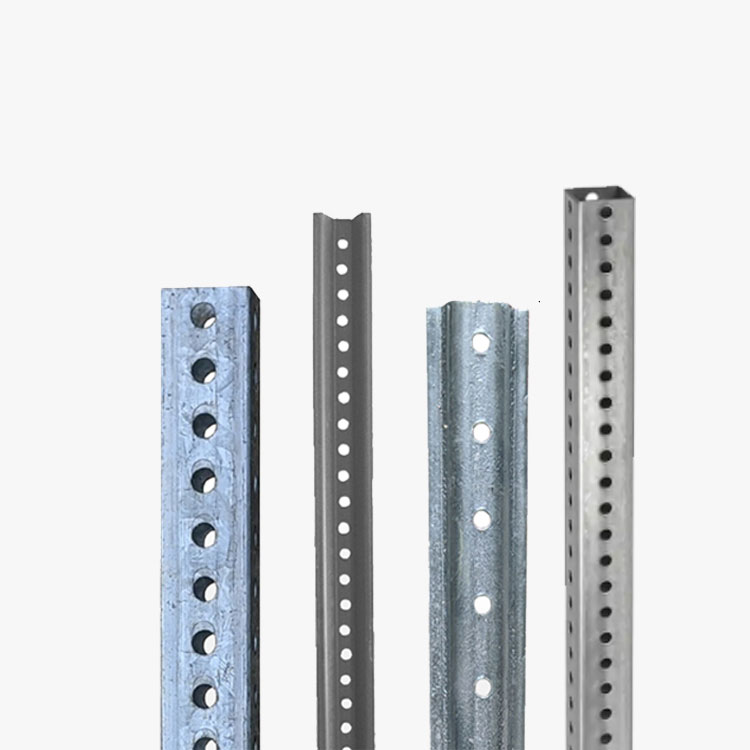 Hot Dip Galvanized 12 Gauge Perforated Safety Square Tube Sign Post